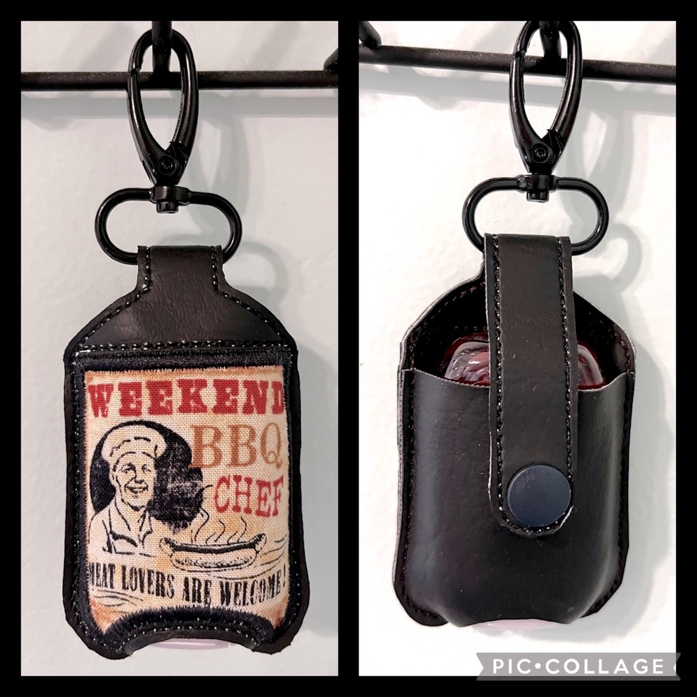 Hand Sanitizer Holder for purse, backpack, keys, diaper bag etc